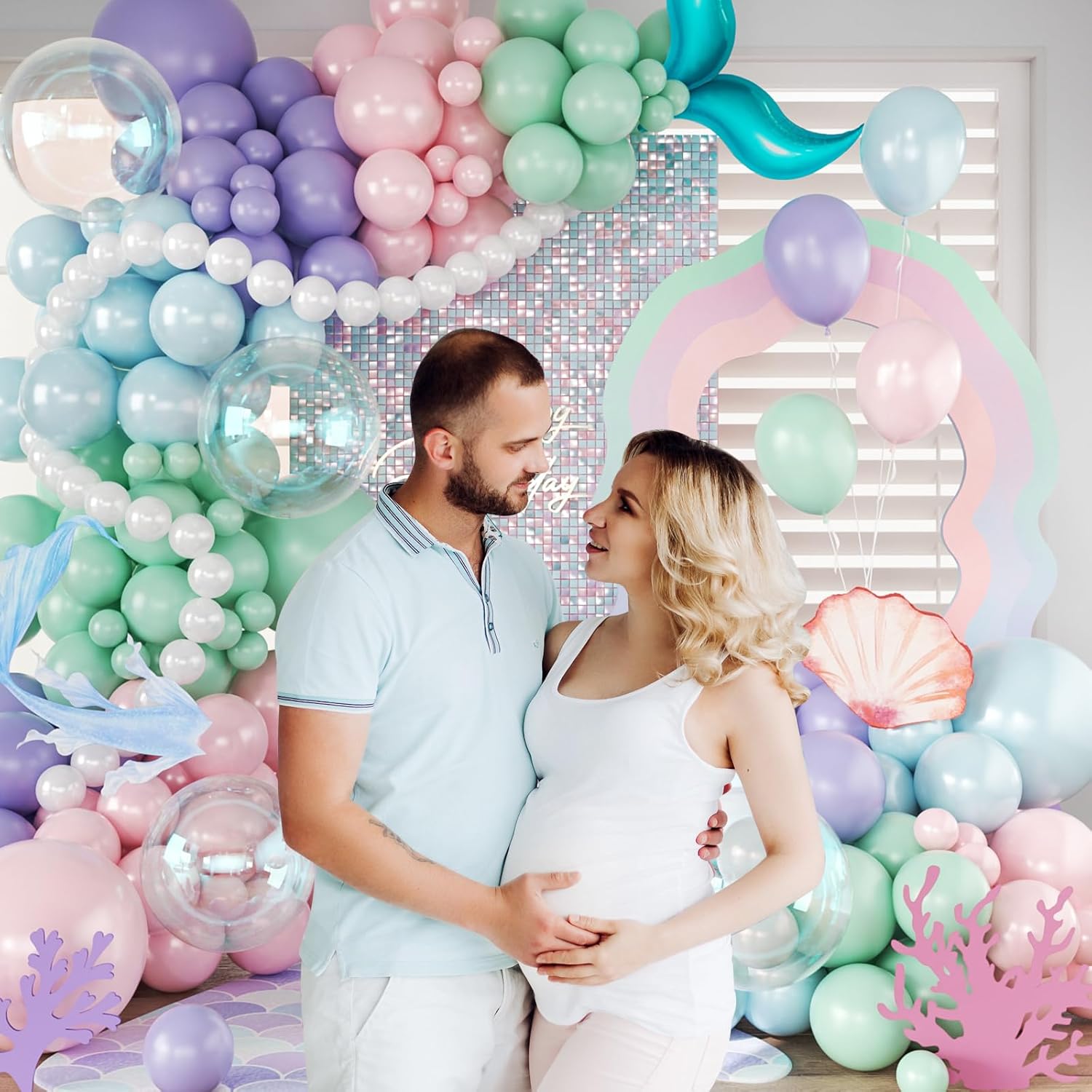 CROSSFINGERS Mermaid Balloon Garland Arch Kit