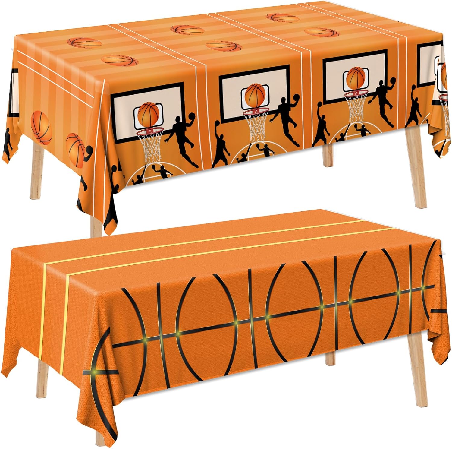 Lenyunge Basketball Table Cloth 54x108 Inch