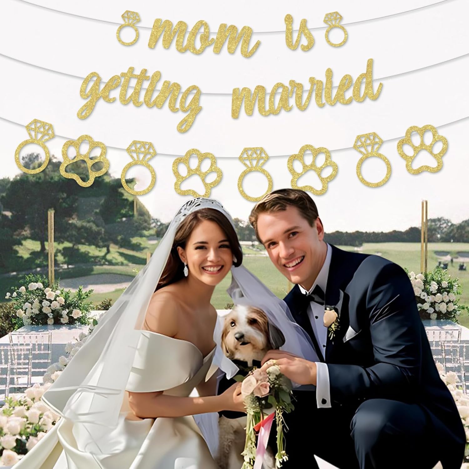 Wonmelody Mom Is Getting Married Banner Garland