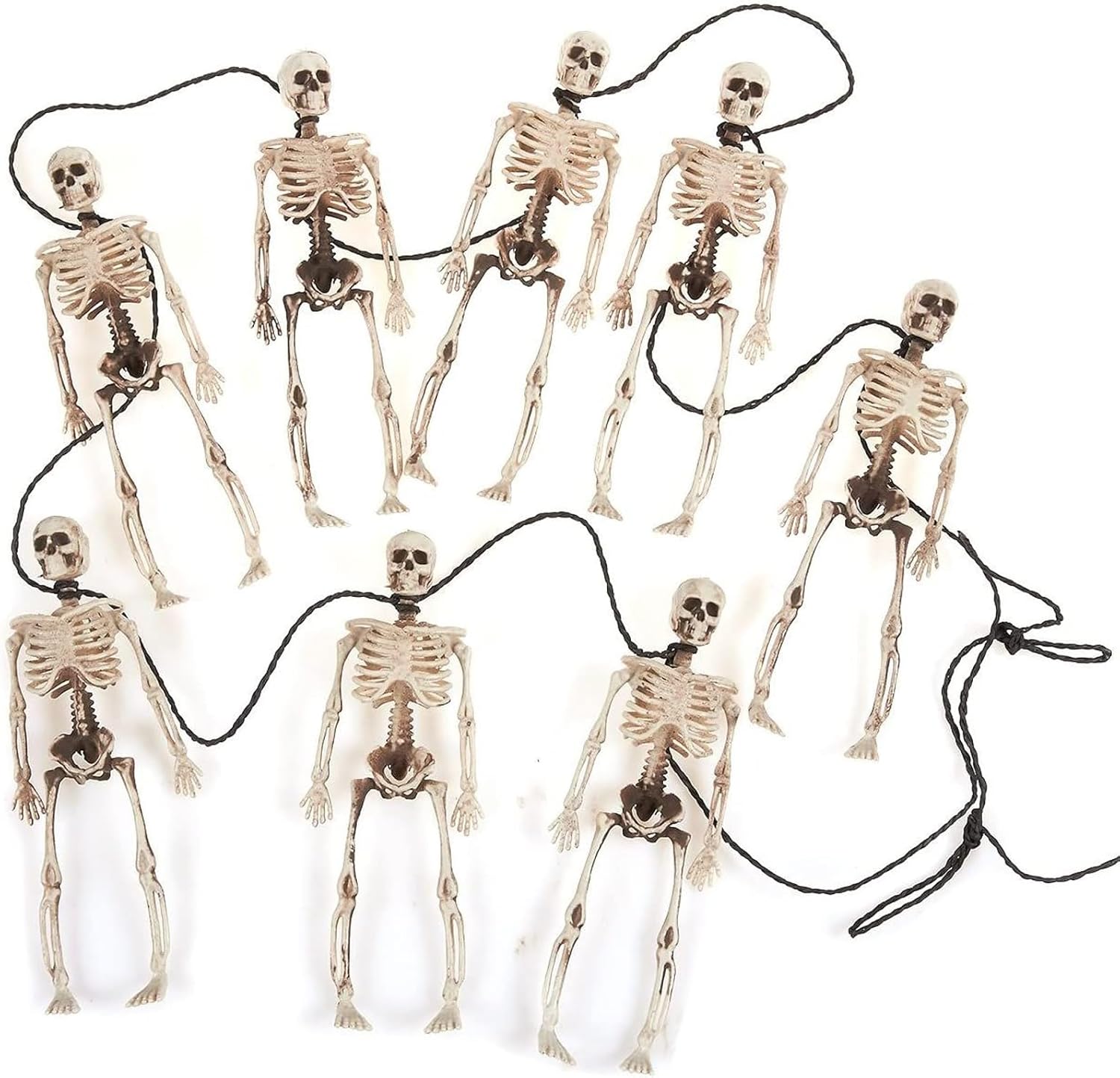 Blue Panda 6 Feet Halloween Skeleton Garland