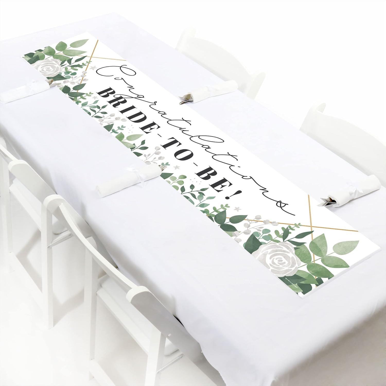 Boho Botanical Bride Greenery Banner Wedding Decor
