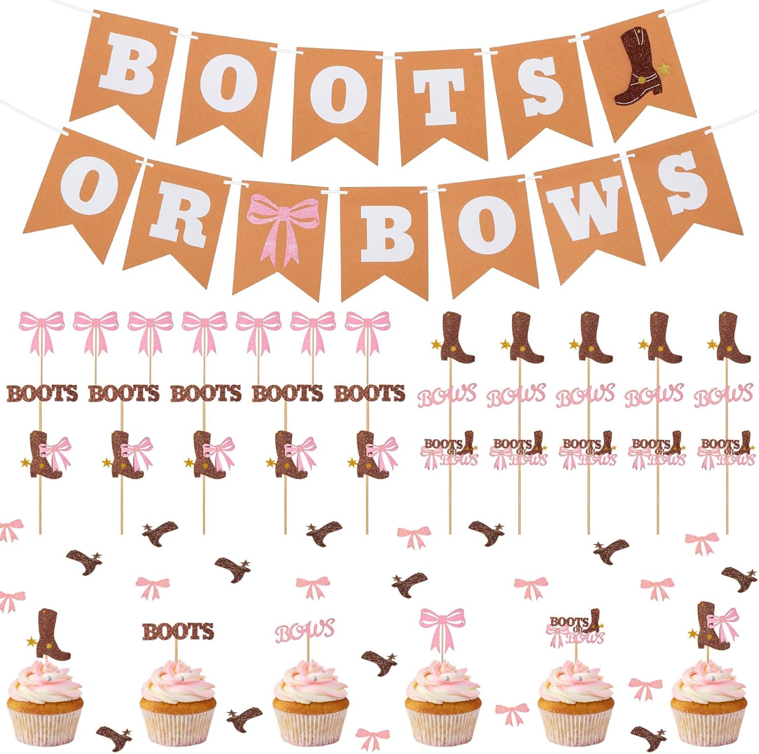 TaoBary 169 Piece Gender Reveal Decoration Kit