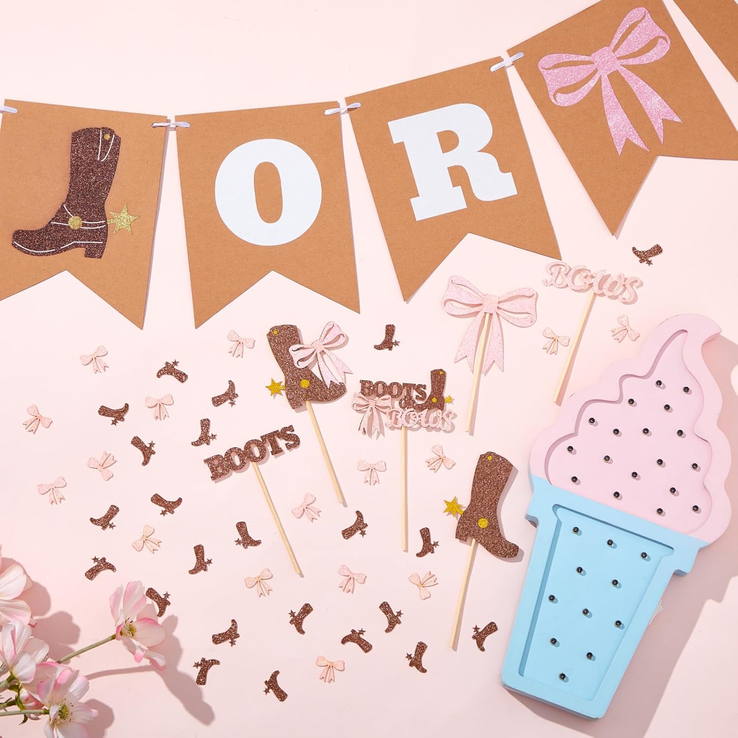 TaoBary 169 Piece Gender Reveal Decoration Kit