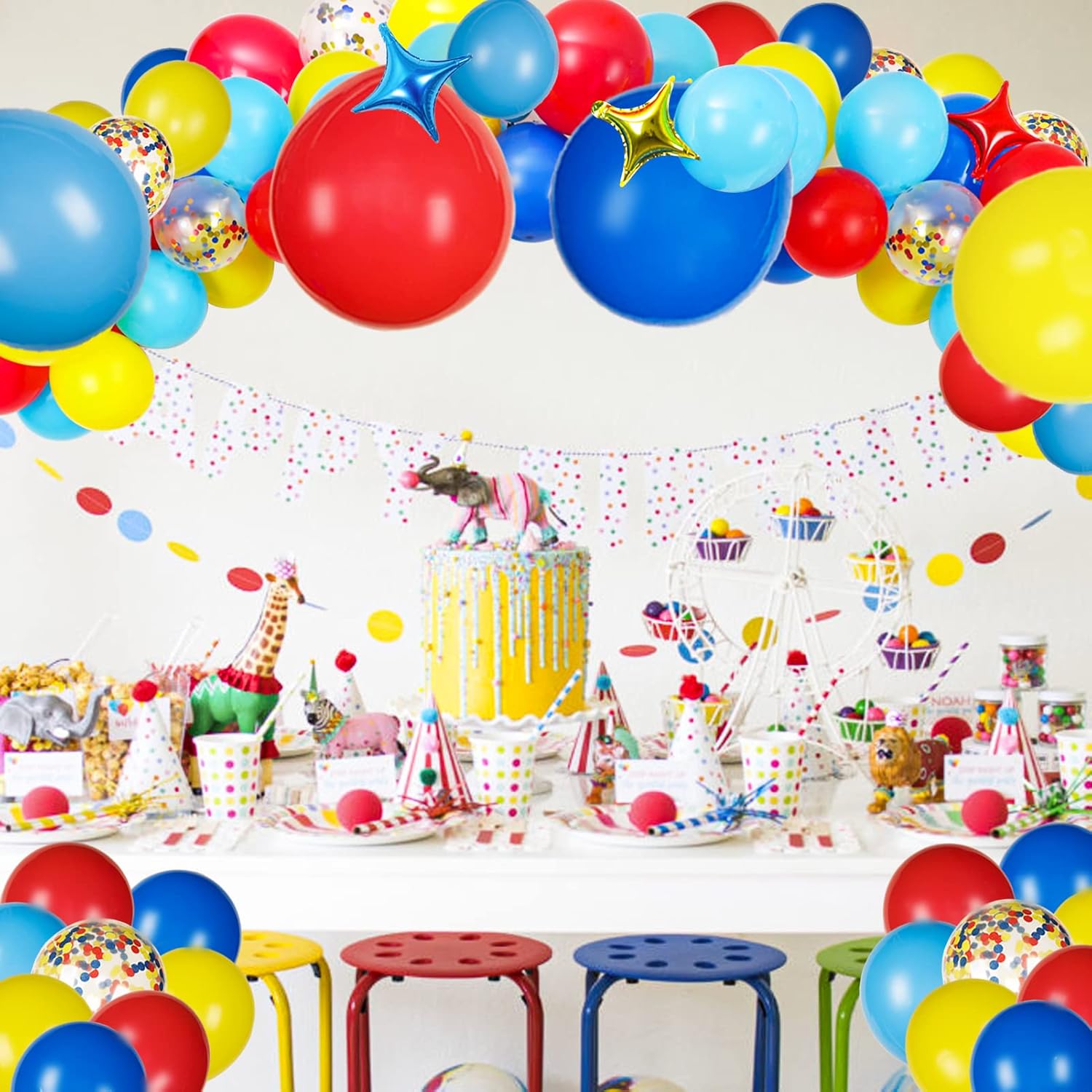 JOYYPOP 123pc Balloon Arch Kit for Birthday Decor