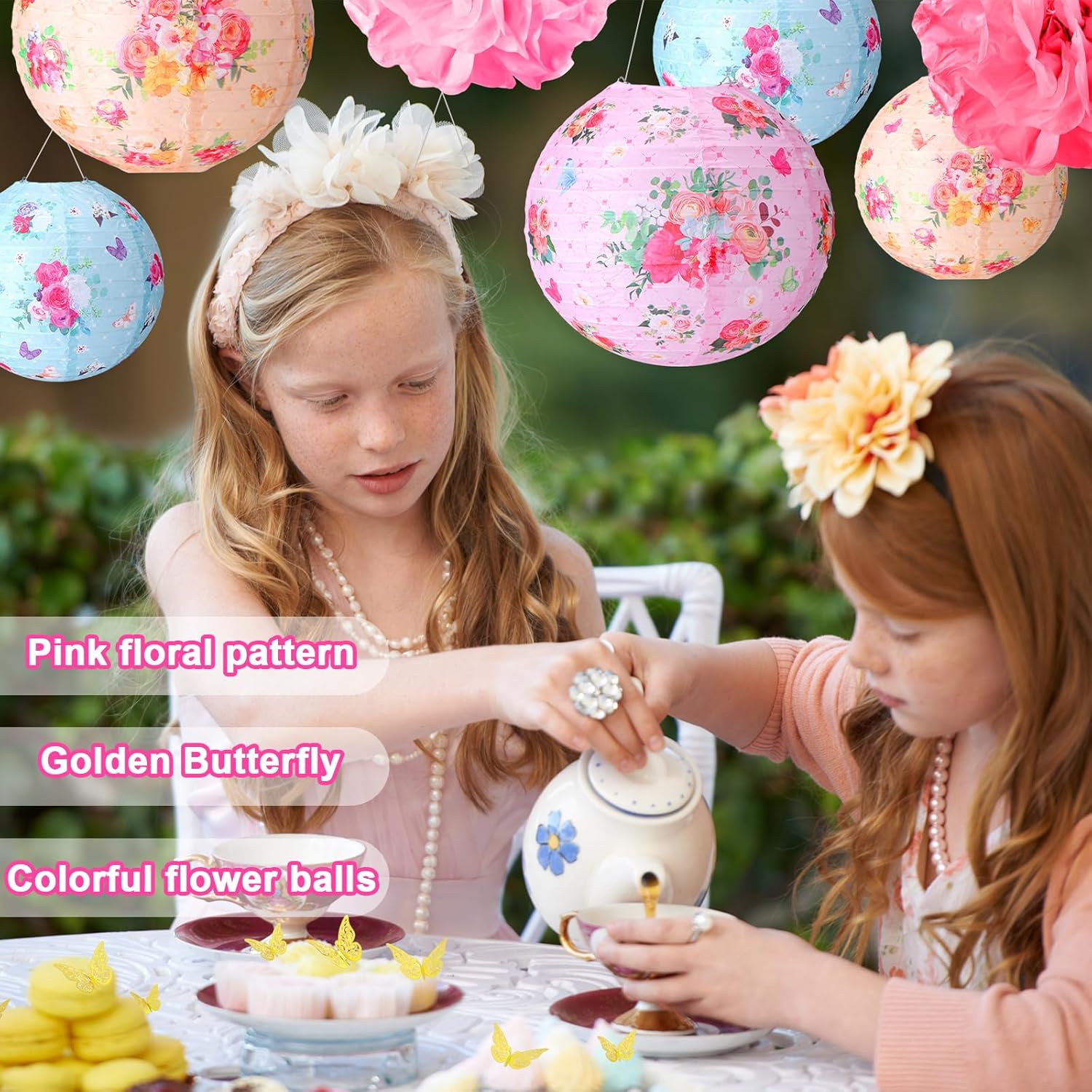 Rossesay 31 Pcs Spring Tea Party Decorations