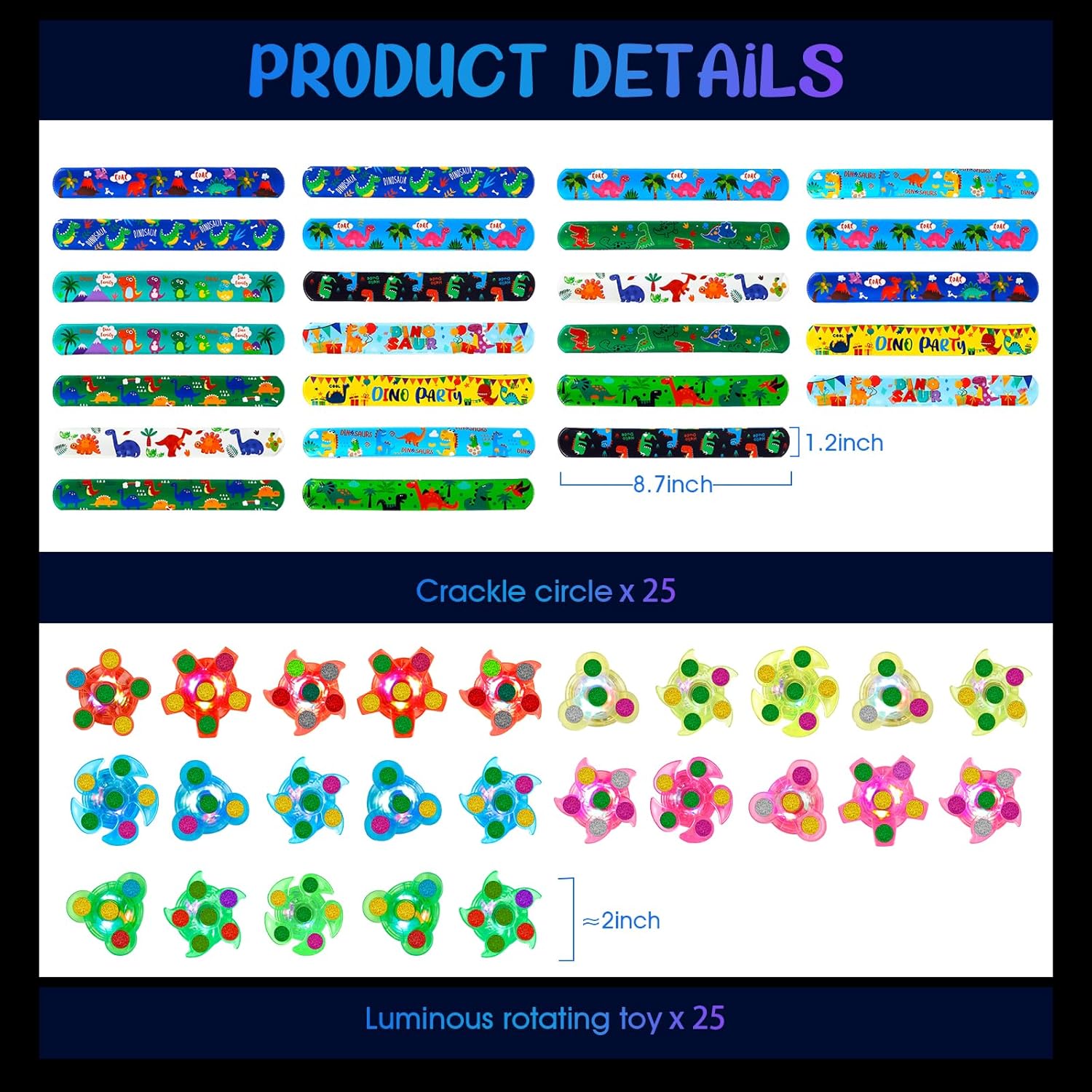 SEKEAHU Glow in the Dark Fidget Toy Set for Kids 4-12