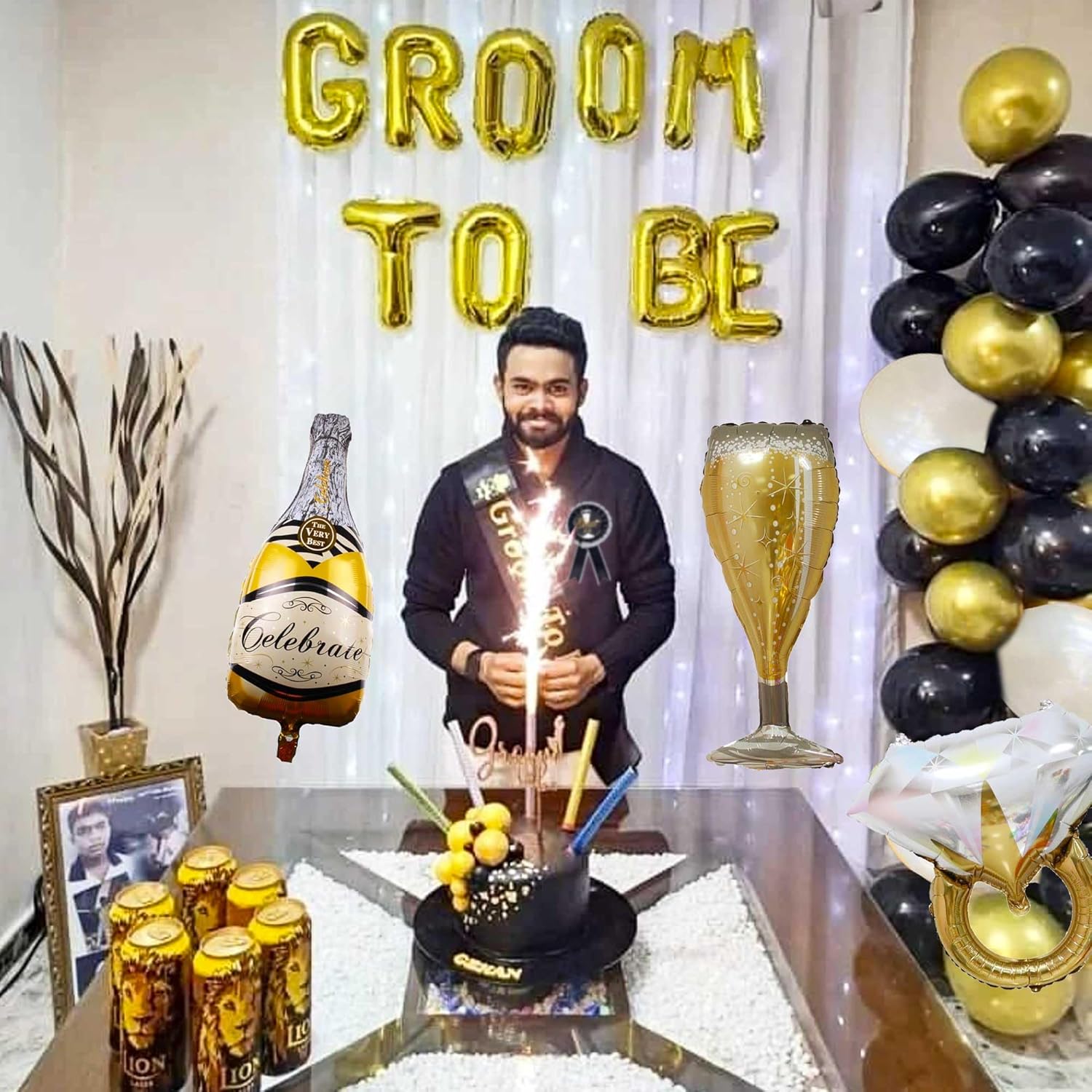 24 Pc Groom To Be Balloon Decoration Set