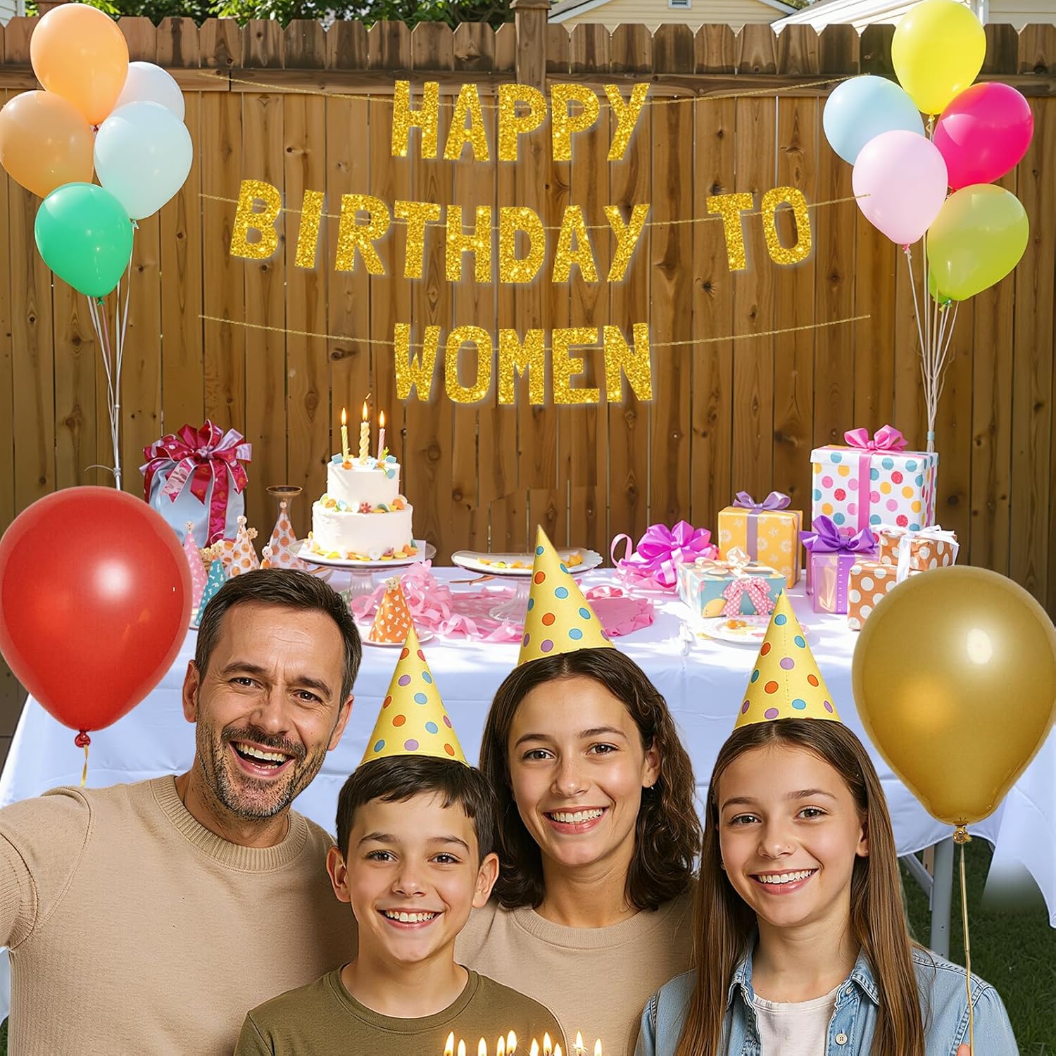 Meowoo Luxe Happy Birthday Banner