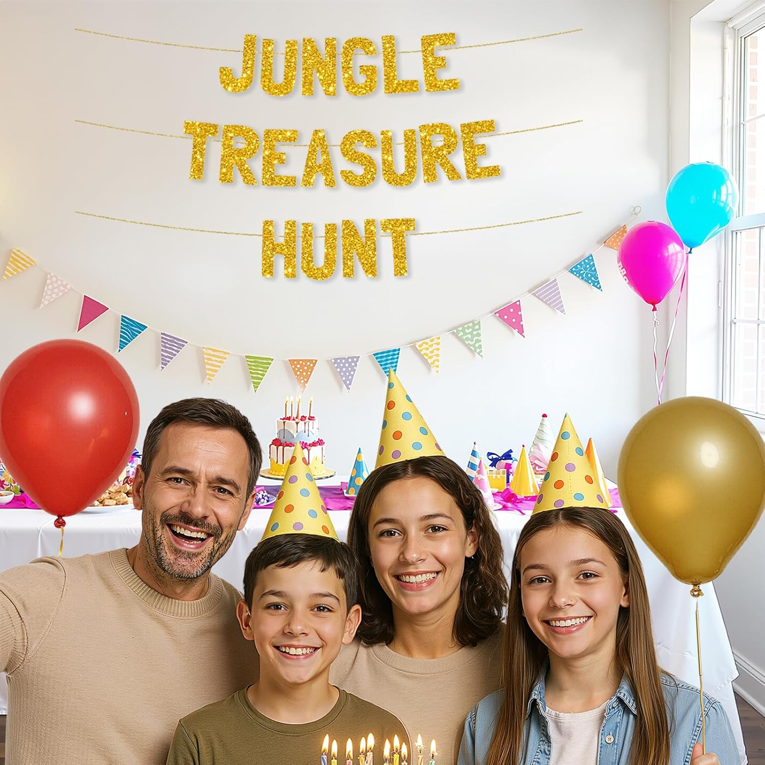 Meowoo Thrillin Jungle Treasure Hunt Decorations