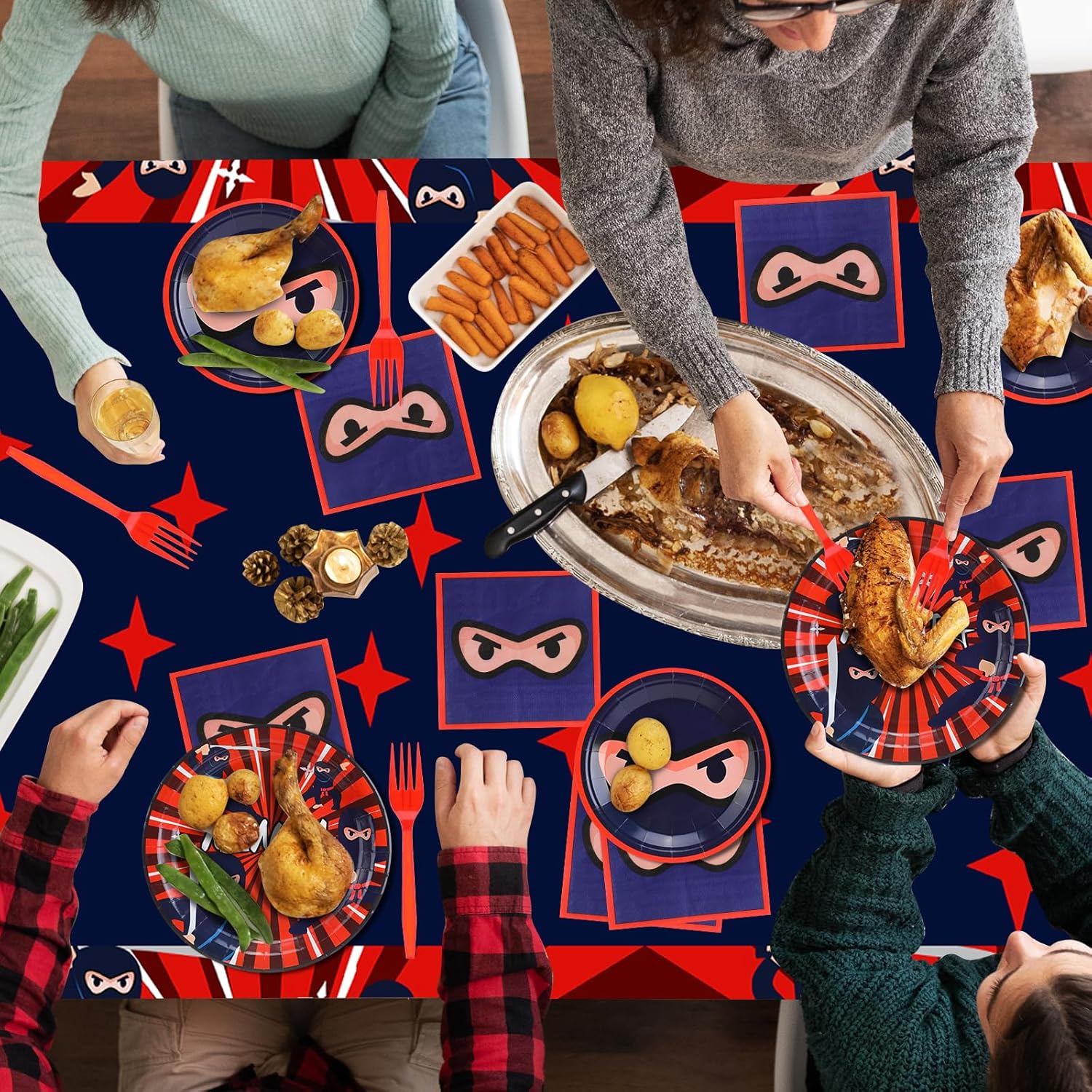 Ninja Birthday Party Decorations Set for Boys