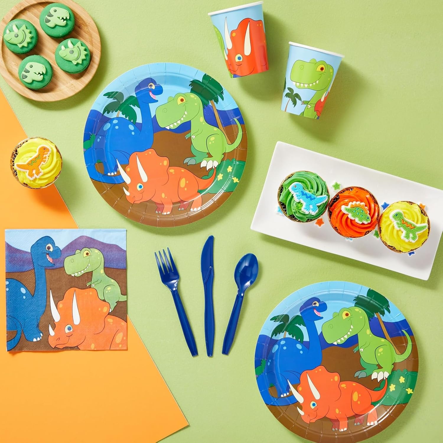 Juvale 144 Piece Dinosaur Party Supplies Set
