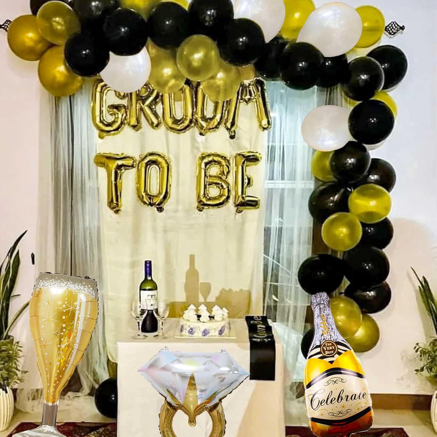 24 Pc Groom To Be Balloon Decoration Set