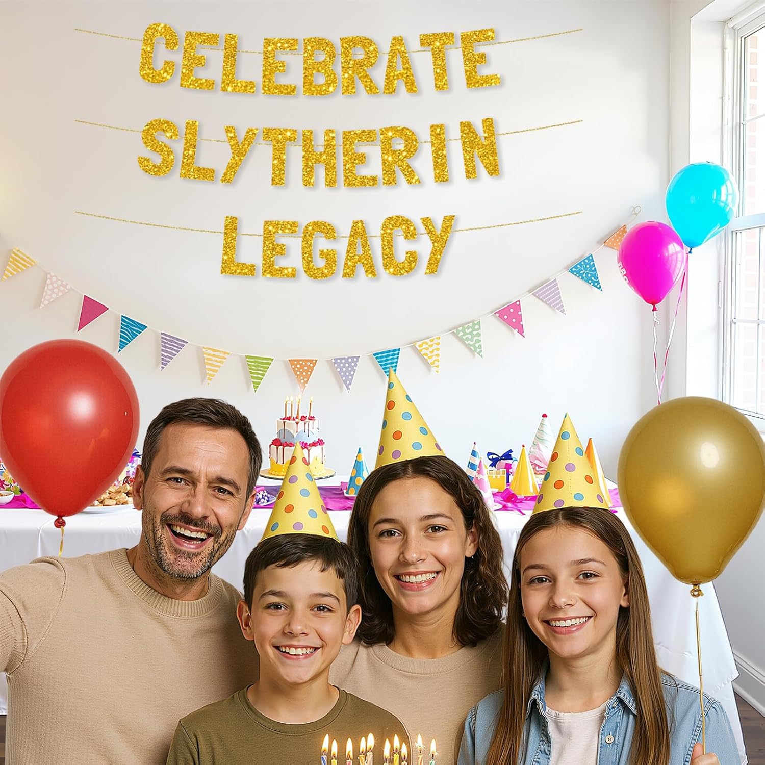 Meowoo Slytherin Legacy Party Banner