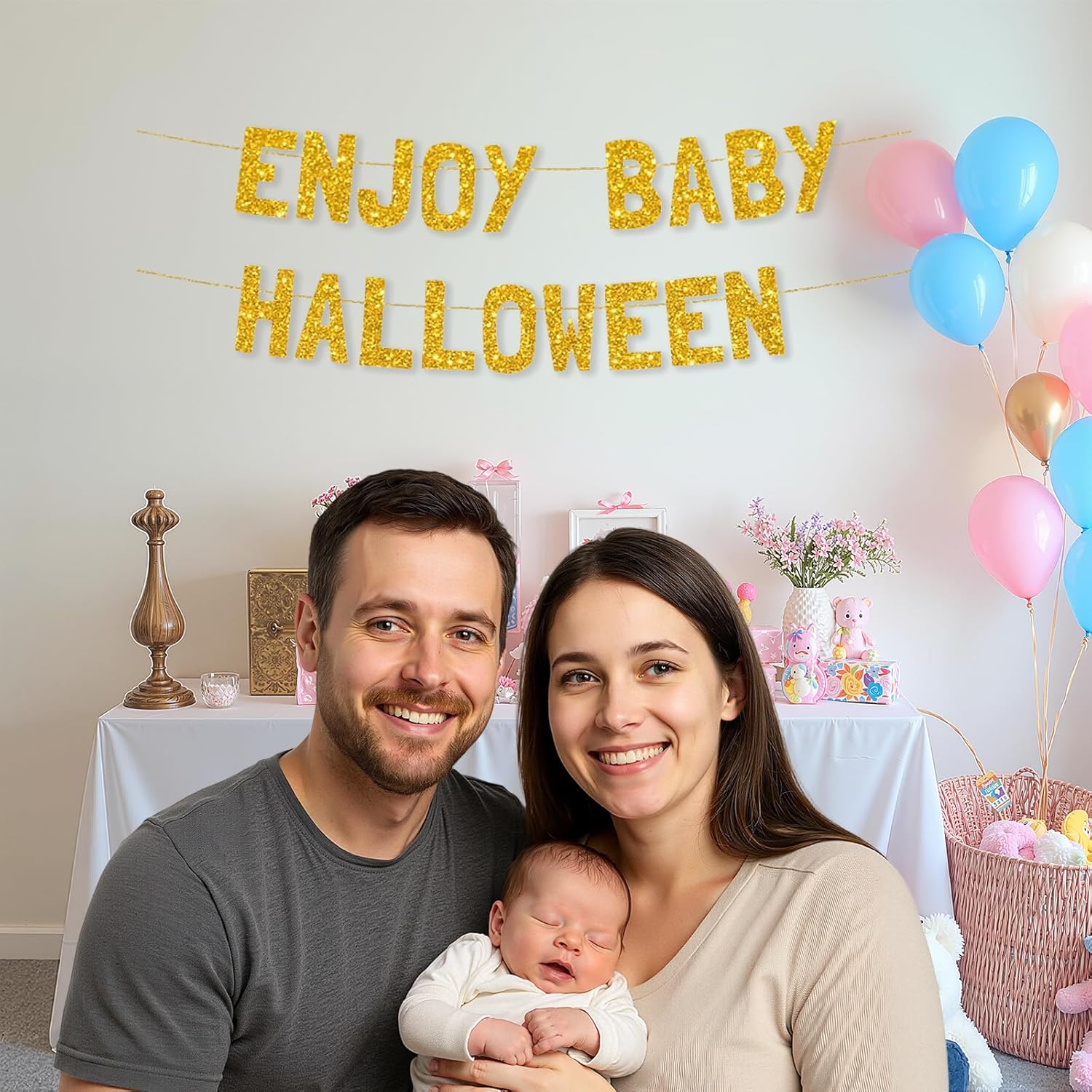 Meowoo Happy Halloween Banner Decor