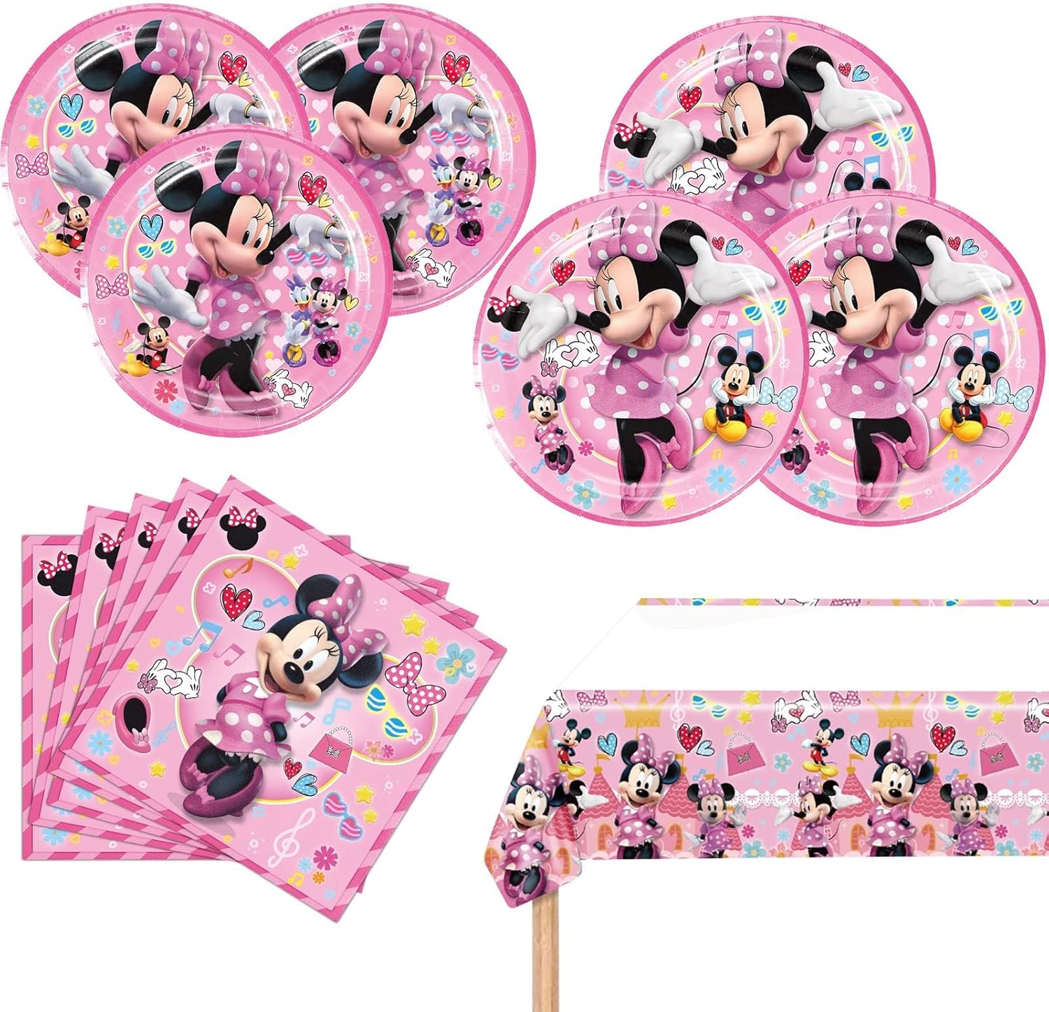 Minnie Mouse Birthday Party Decor Kit
