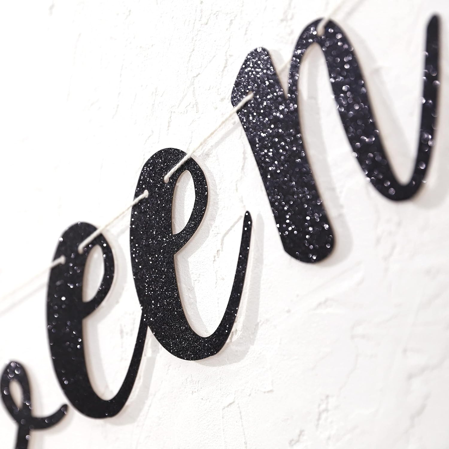 Happy Halloween Black Banner - Party Decoration
