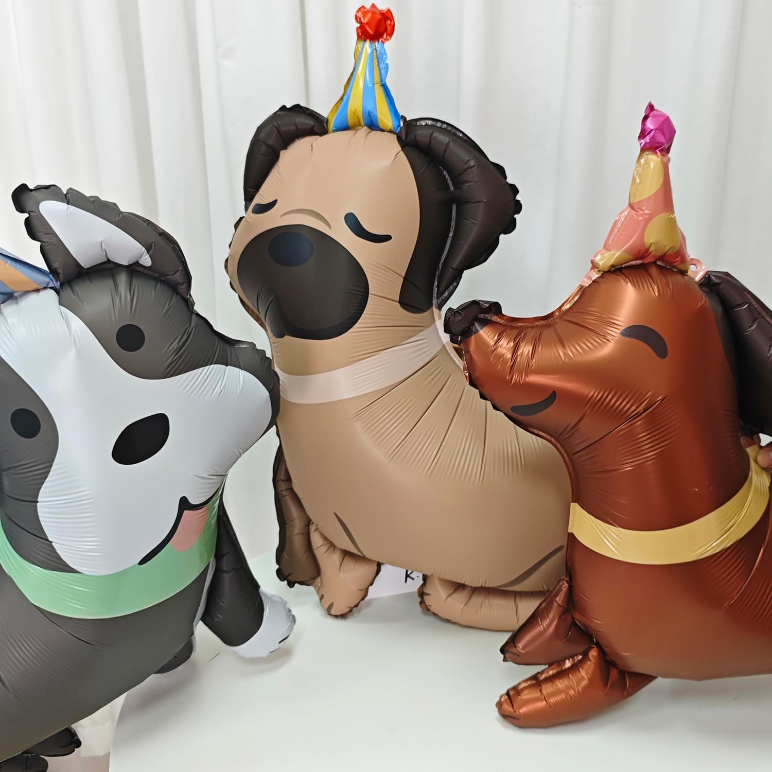 4PCS Animal Dog Balloons for Dog Themed Parties