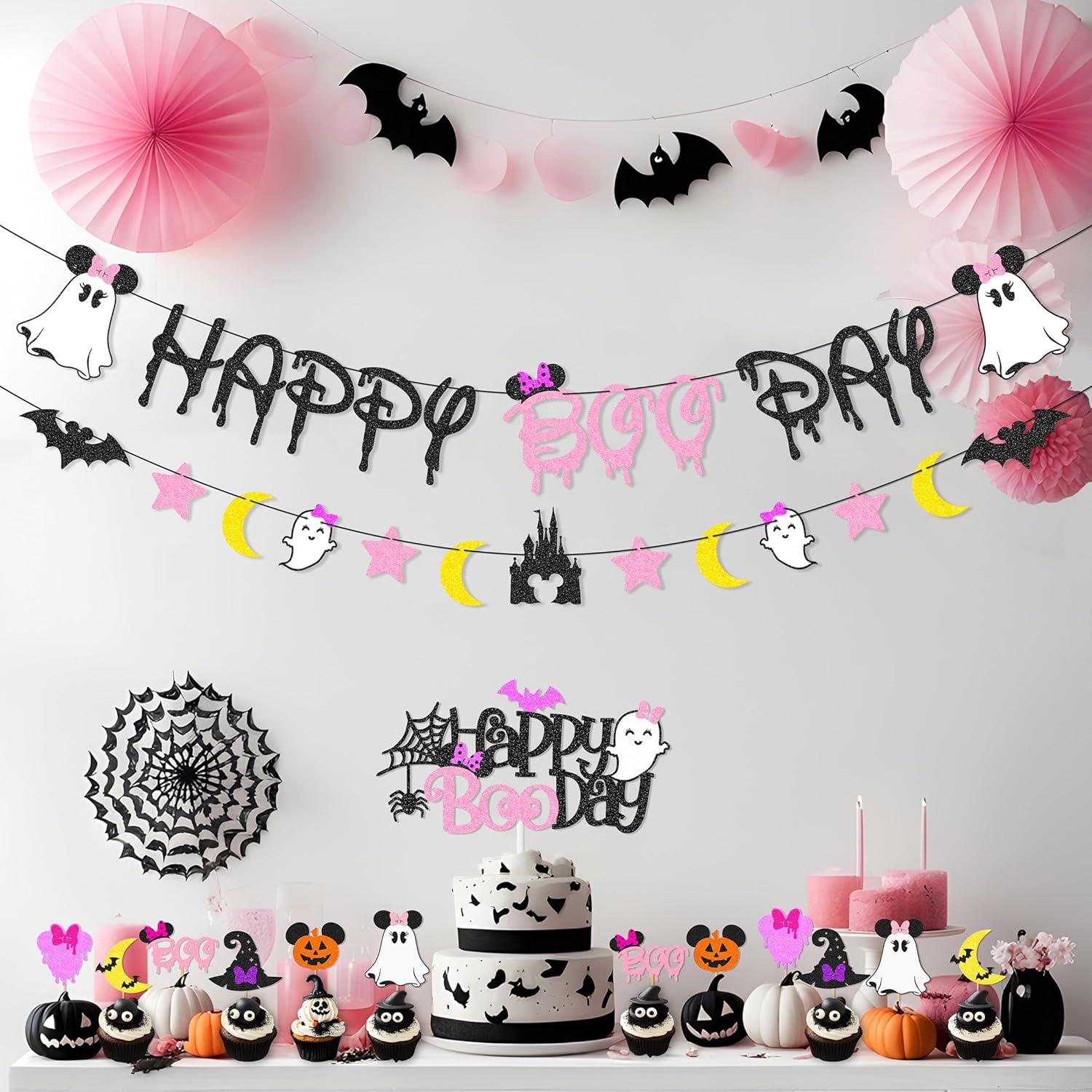 Happy Boo Day Birthday Decoration Set
