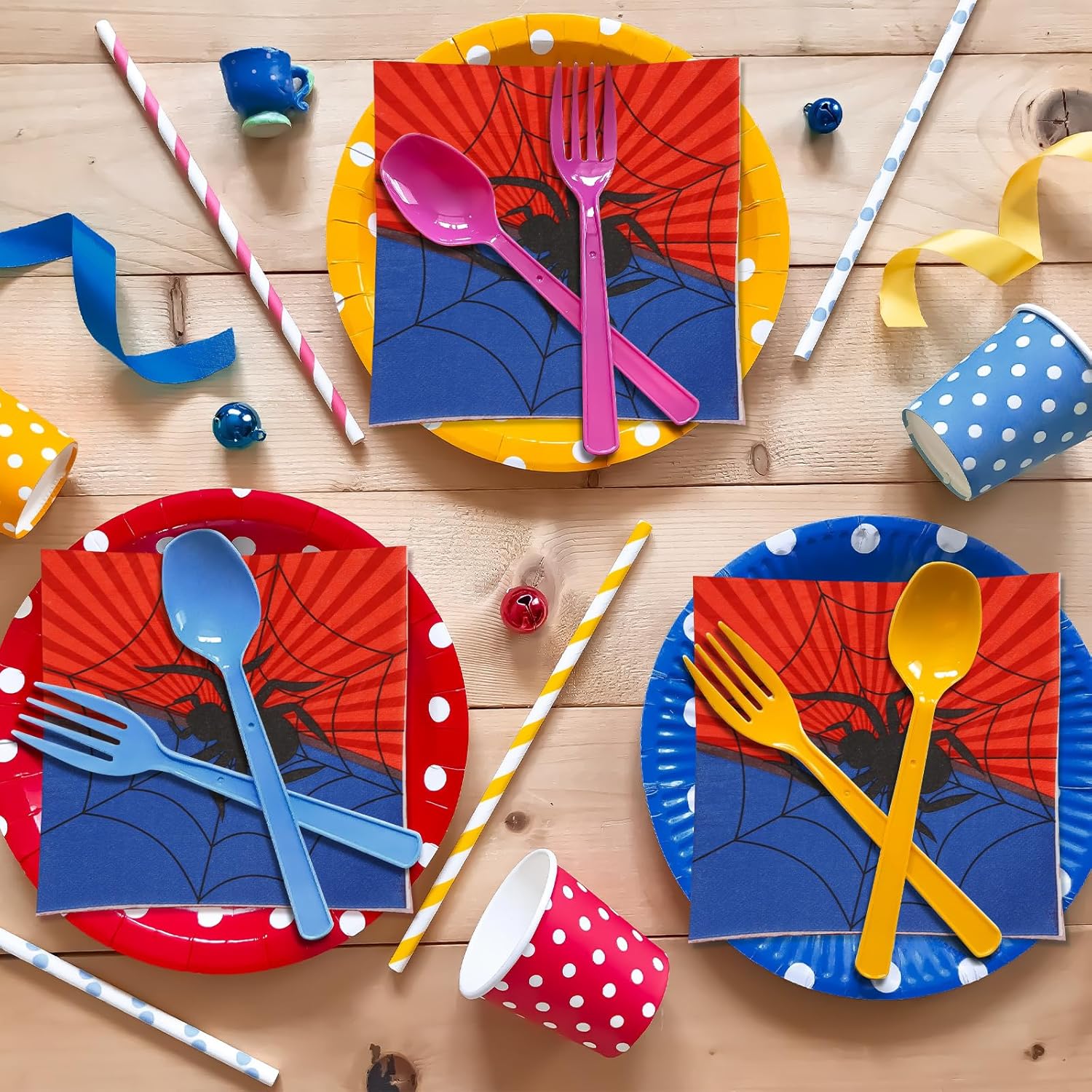 Spider Themed Recycled Paper Napkins