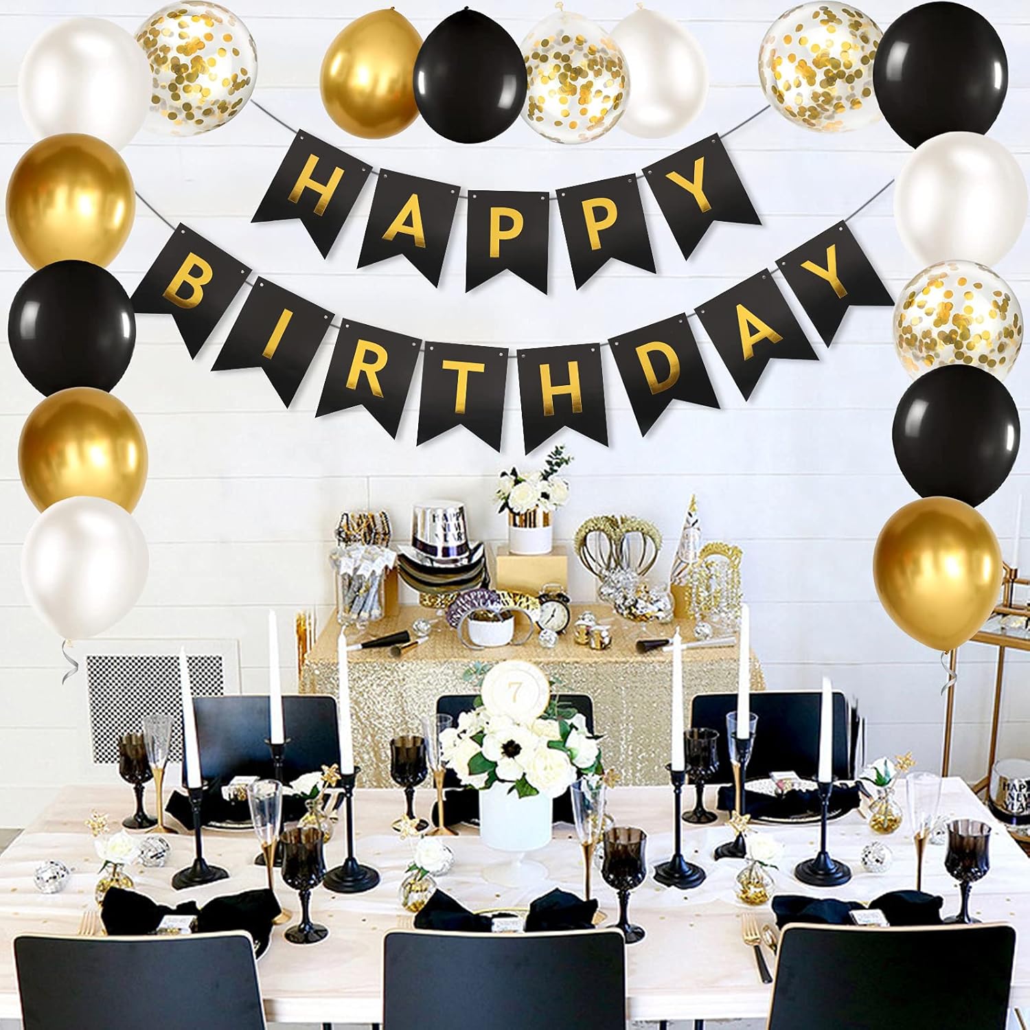 Happy Birthday Banner Bunting Set