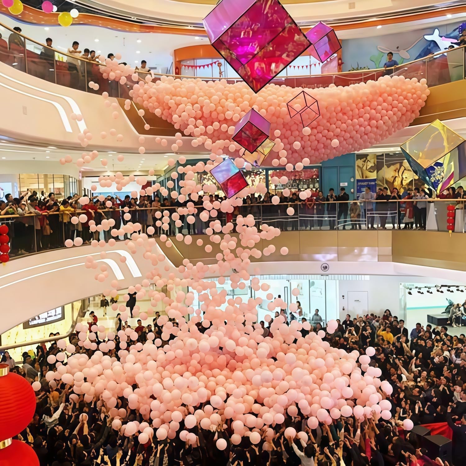 109 x 3 ft Balloons Drop Net for Events