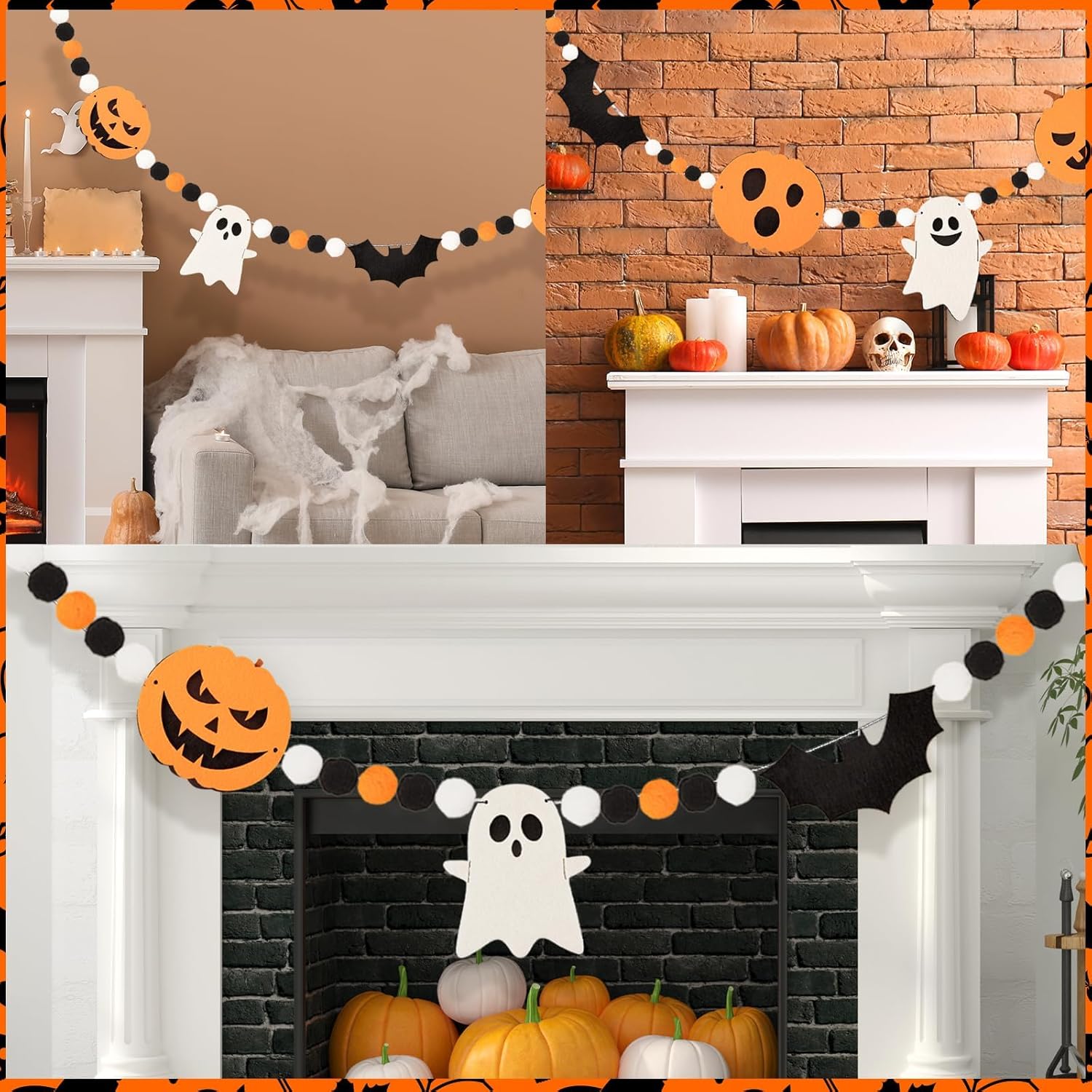 Denylo Pro 246 Ft Felt Banner Halloween Decor