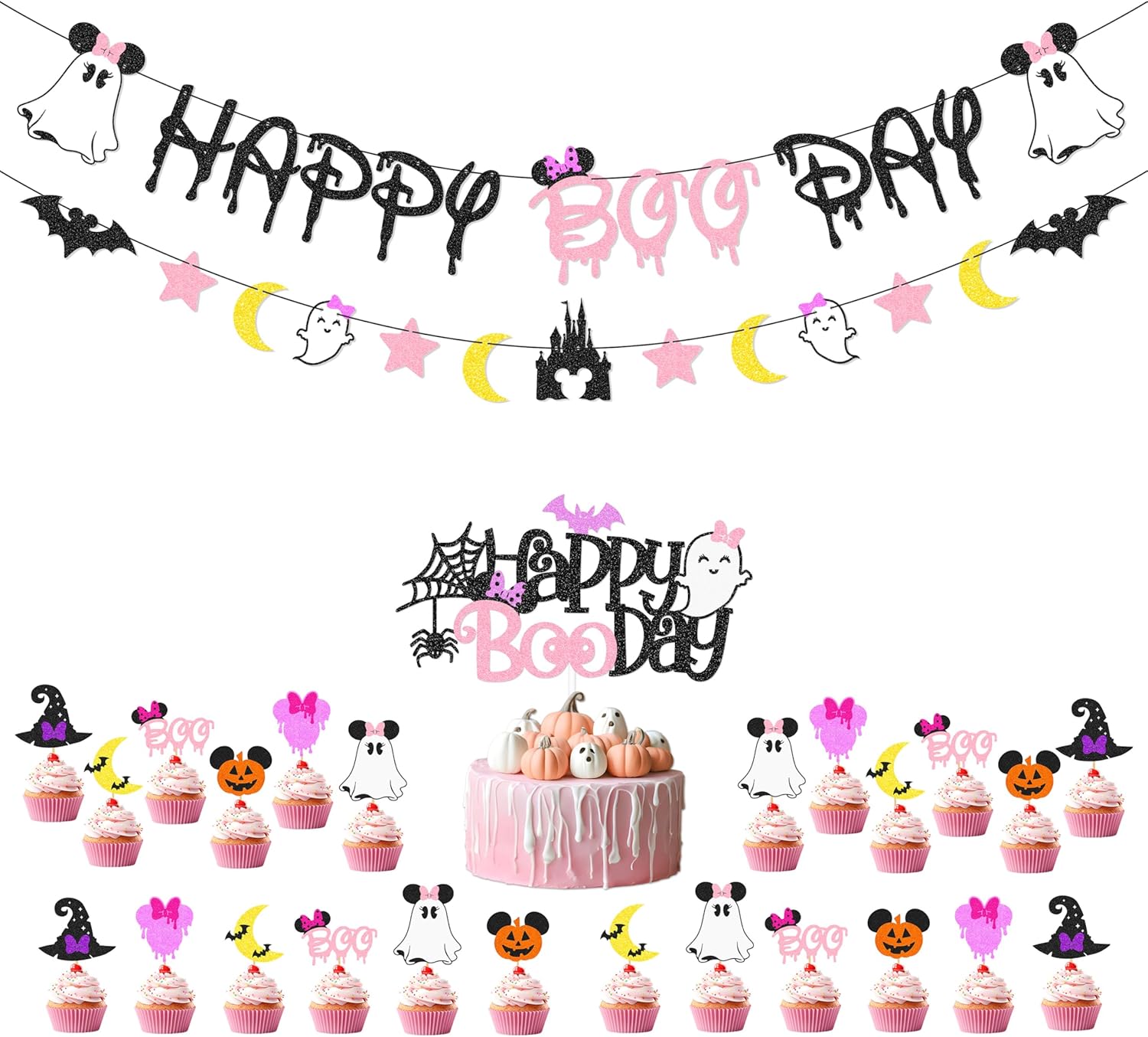Happy Boo Day Birthday Decoration Set