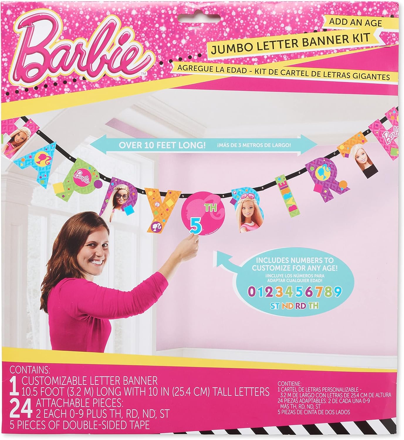 American Greetings Barbie Party Banner 1 Count