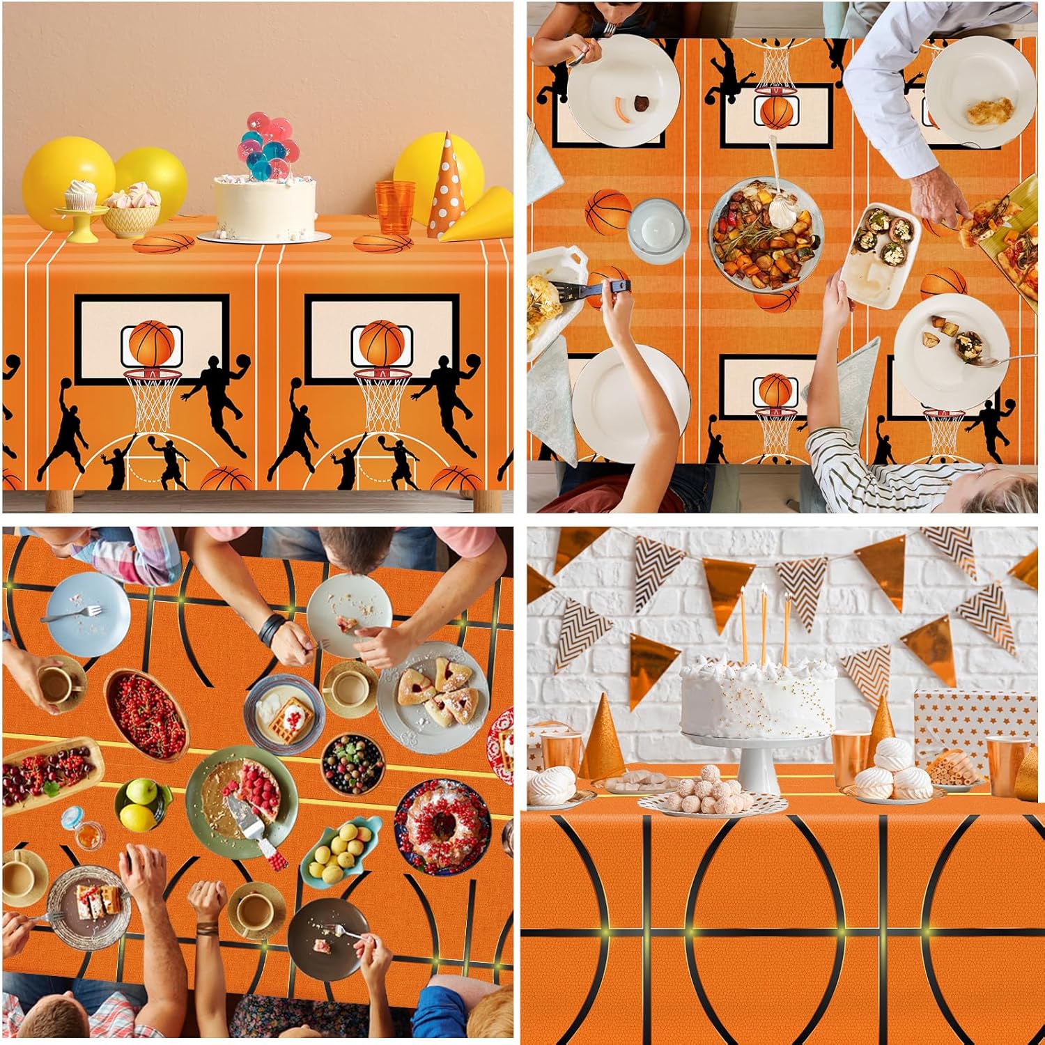 Lenyunge Basketball Table Cloth 54x108 Inch