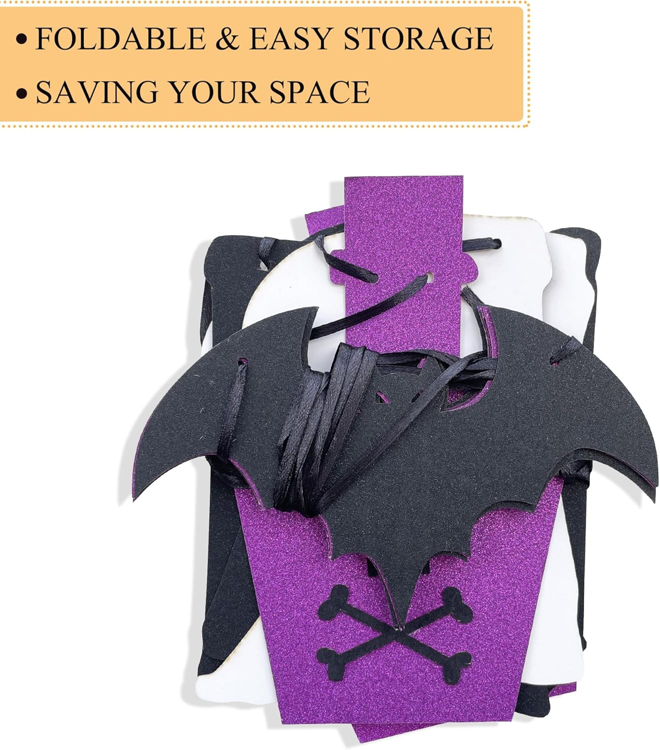 Uniwish Halloween Potion Bar Banner with Bat Garland