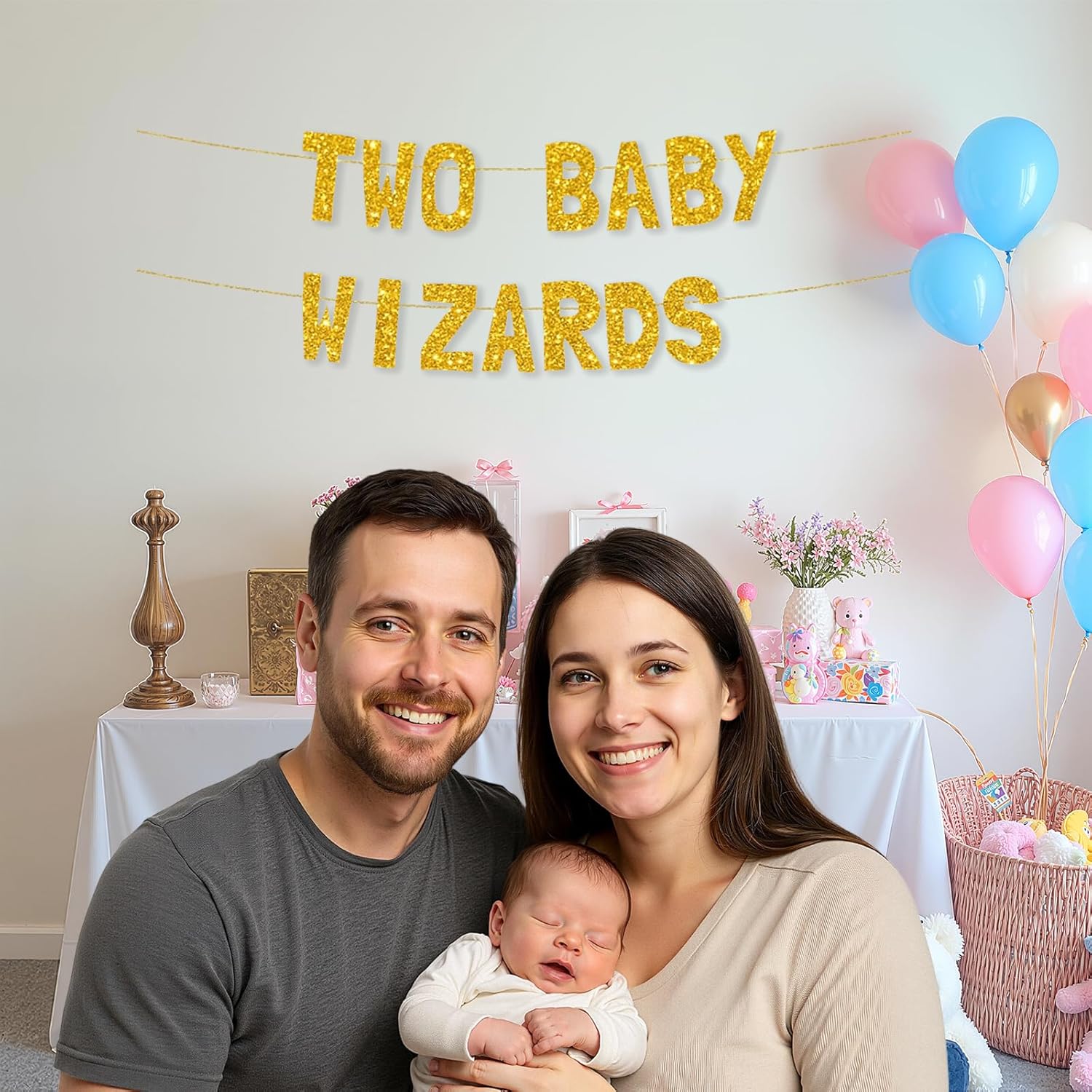 Meowoo Enchanting Wizard Party Decor Banner