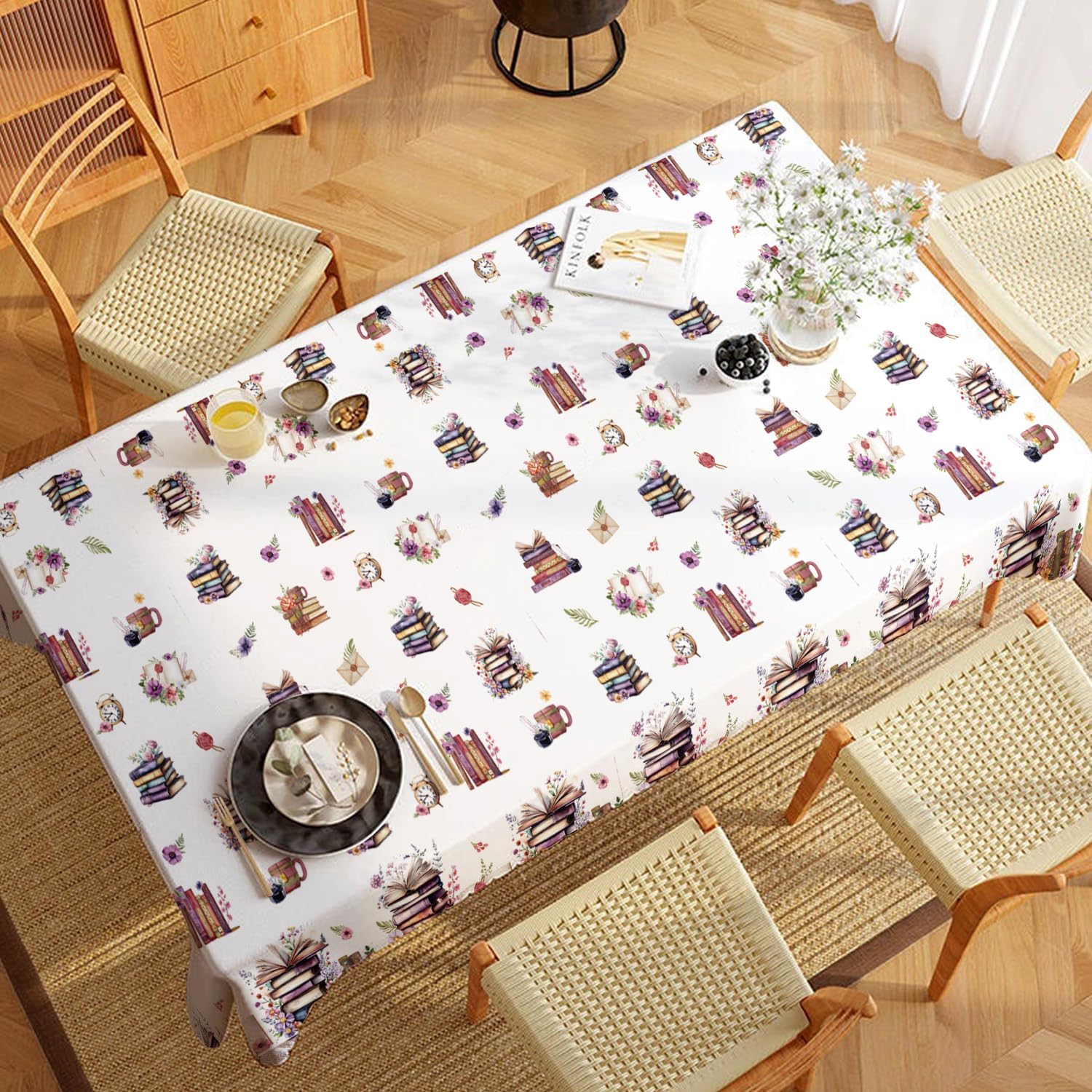 Rakuto Book Themed Tablecloths Set of 3