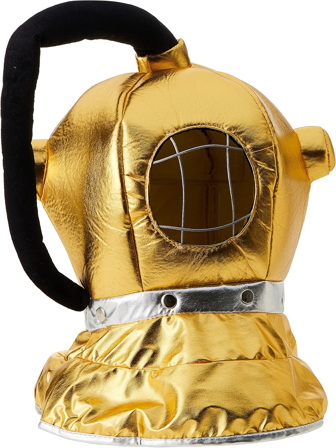 Beistle Deep Sea Diver Helmet Costume Gold Black